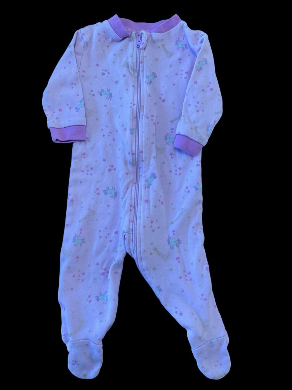 🌻10/$25 - Purple Unicorn Print Sleeper
